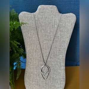 Lucky Brand Multi-Pendant Silver Necklace